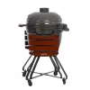 Grelhador kamado TUNABONE TunaBone Classic 23 polegadas (tamanho L) grelhador a carvão cerâmico, diâmetro de grelha 23 polegadas, cinzento escuro