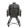 Grelhador kamado TUNABONE TunaBone Classic 23 polegadas (tamanho L) grelhador a carvão cerâmico, diâmetro de grelha 23 polegadas, cinzento escuro