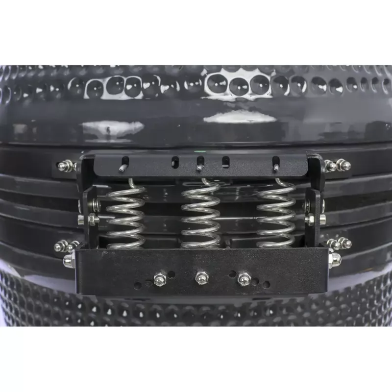 Grelhador kamado TUNABONE TunaBone Classic 23 polegadas (tamanho L) grelhador a carvão cerâmico, diâmetro de grelha 23 polegadas, cinzento escuro