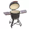 Grelhador kamado TUNABONE TunaBone Classic 23 polegadas (tamanho L) grelhador a carvão cerâmico, diâmetro de grelha 23 polegadas, cinzento escuro