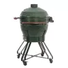 TunaBone Kamado Pro grelhador de cerâmica de 24 polegadas, tamanho L, verde (TBG24GREEN-02)