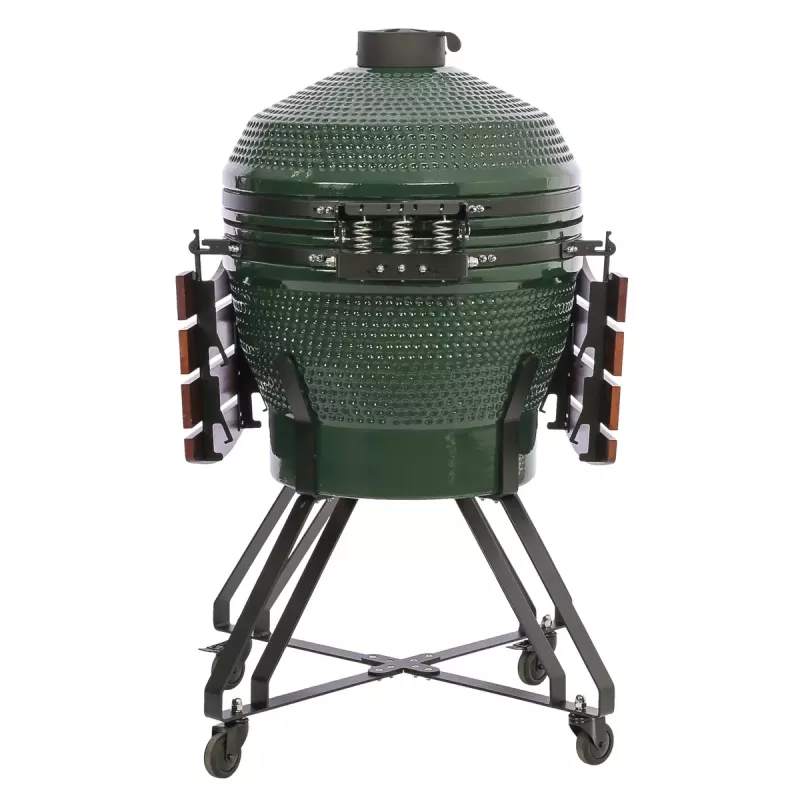 TunaBone Kamado Pro grelhador de cerâmica de 24 polegadas, tamanho L, verde (TBG24GREEN-02)