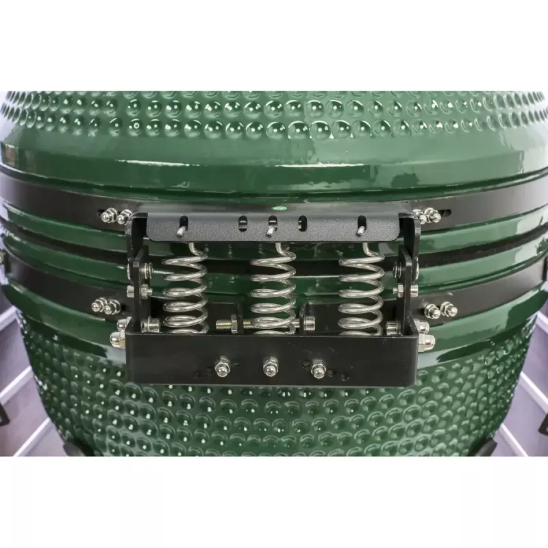 TunaBone Kamado Pro grelhador de cerâmica de 24 polegadas, tamanho L, verde (TBG24GREEN-02)