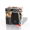 Adler AD 1295b chaleira elétrica, 1,7 L, 2200 W, preta