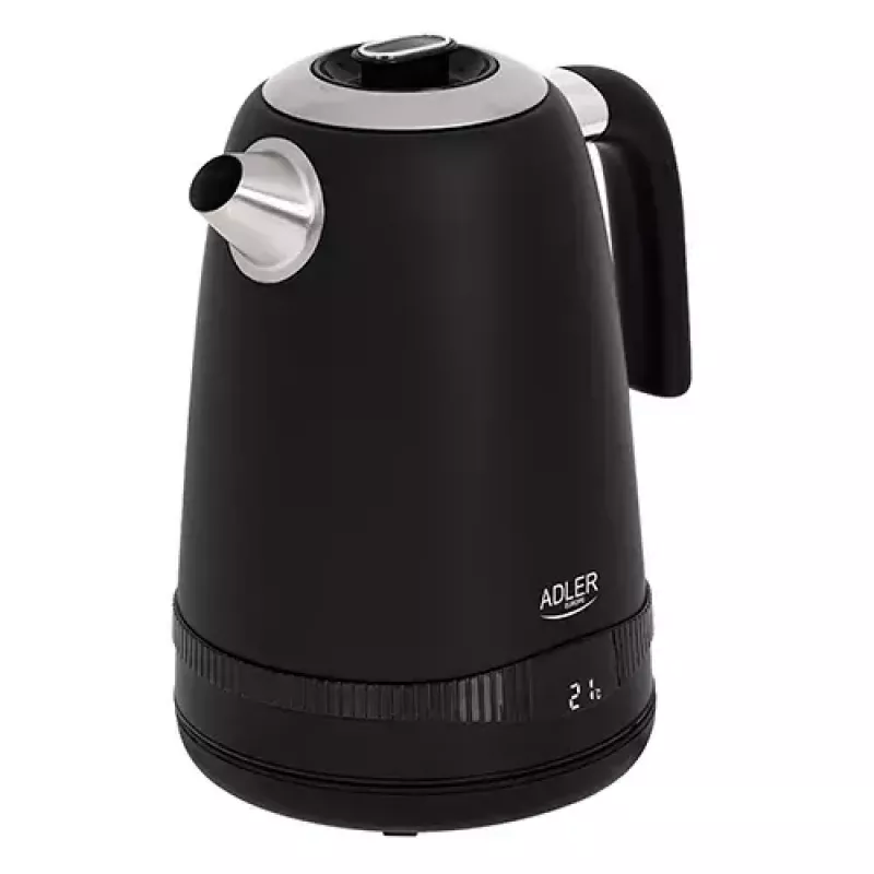 Adler AD 1295b chaleira elétrica, 1,7 L, 2200 W, preta