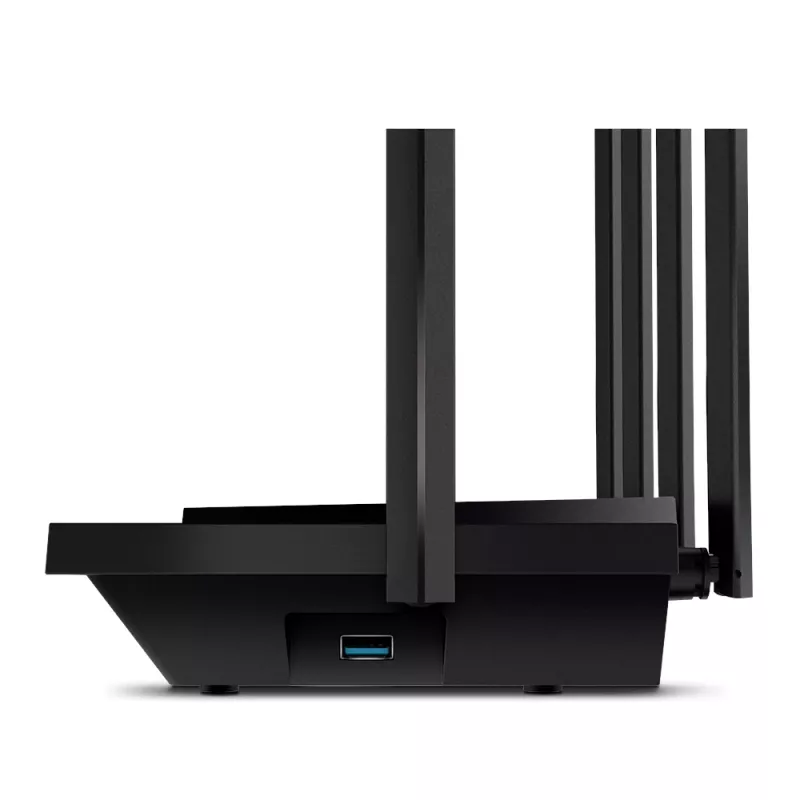 Router TP-Link Archer AX5400 Dual-Band Gigabit Wi-Fi 6, preto