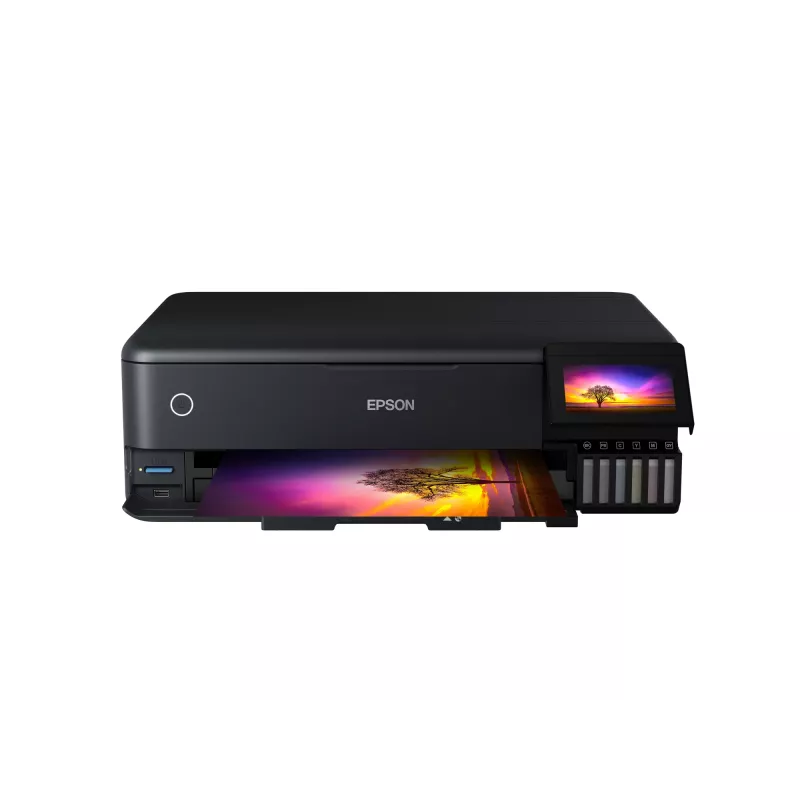 Impressora multifunções jato de tinta Epson EcoTank L8180 — A3+, cor, 5760x1440 DPI, 32 ppm, duplex, Wi‑Fi, Ethernet