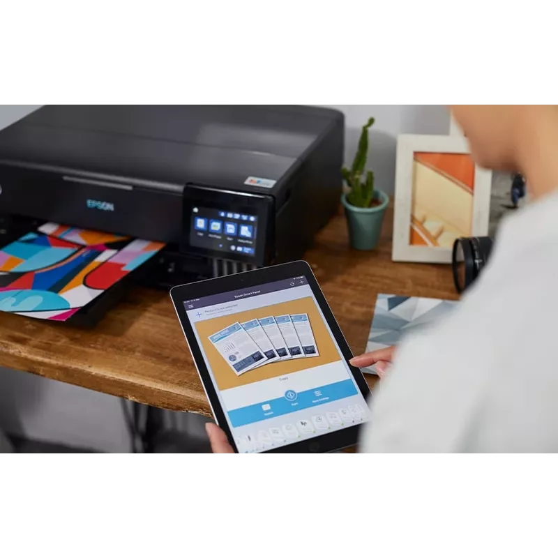 Impressora multifunções jato de tinta Epson EcoTank L8180 — A3+, cor, 5760x1440 DPI, 32 ppm, duplex, Wi‑Fi, Ethernet