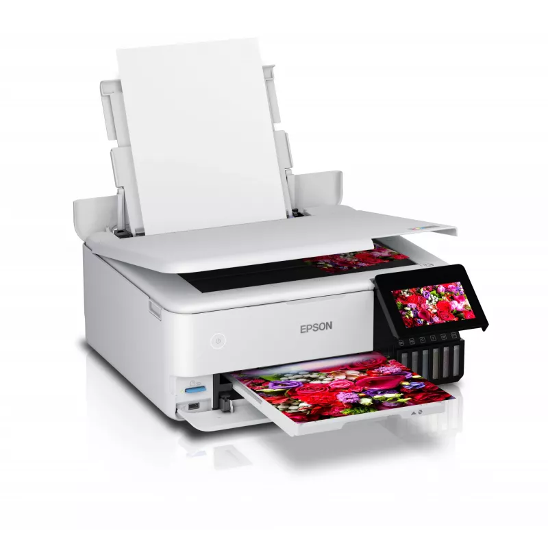Impressora multifunções jato de tinta Epson EcoTank L8160 — impressão a cores, 5760x1440 DPI, 32 ppm, A4, Wi‑Fi, duplex