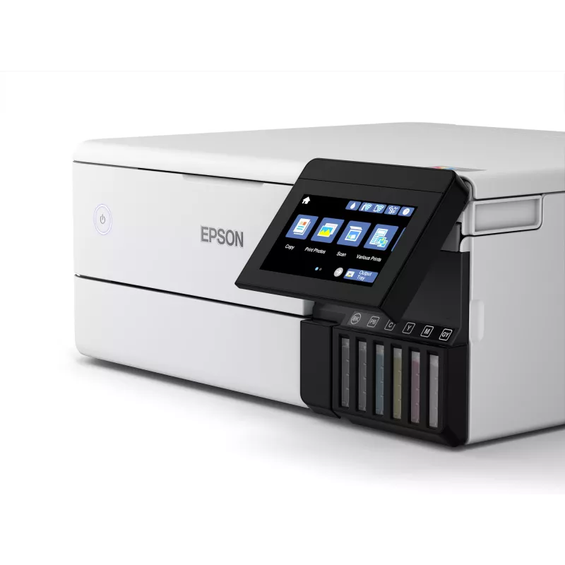 Impressora multifunções jato de tinta Epson EcoTank L8160 — impressão a cores, 5760x1440 DPI, 32 ppm, A4, Wi‑Fi, duplex