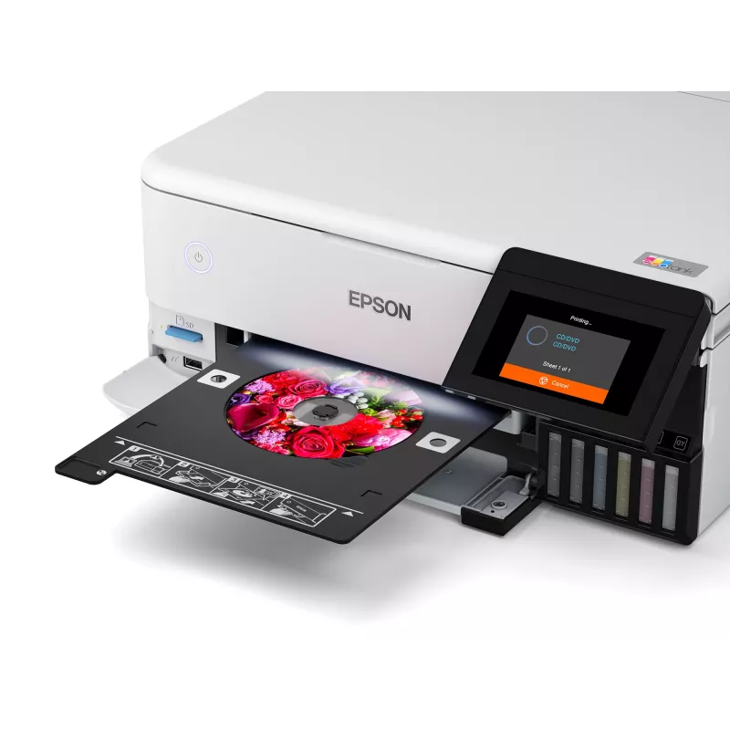 Impressora multifunções jato de tinta Epson EcoTank L8160 — impressão a cores, 5760x1440 DPI, 32 ppm, A4, Wi‑Fi, duplex