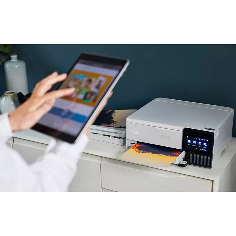 Impressora multifunções jato de tinta Epson EcoTank L8160 — impressão a cores, 5760x1440 DPI, 32 ppm, A4, Wi‑Fi, duplex