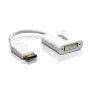 Conversor ATEN DisplayPort para DVI, PC: até UXGA / HDTV: até 1080i,1080p