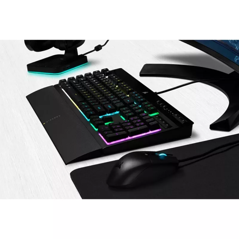 Teclado gaming CORSAIR - K55 RGB Pro Qwerty Us