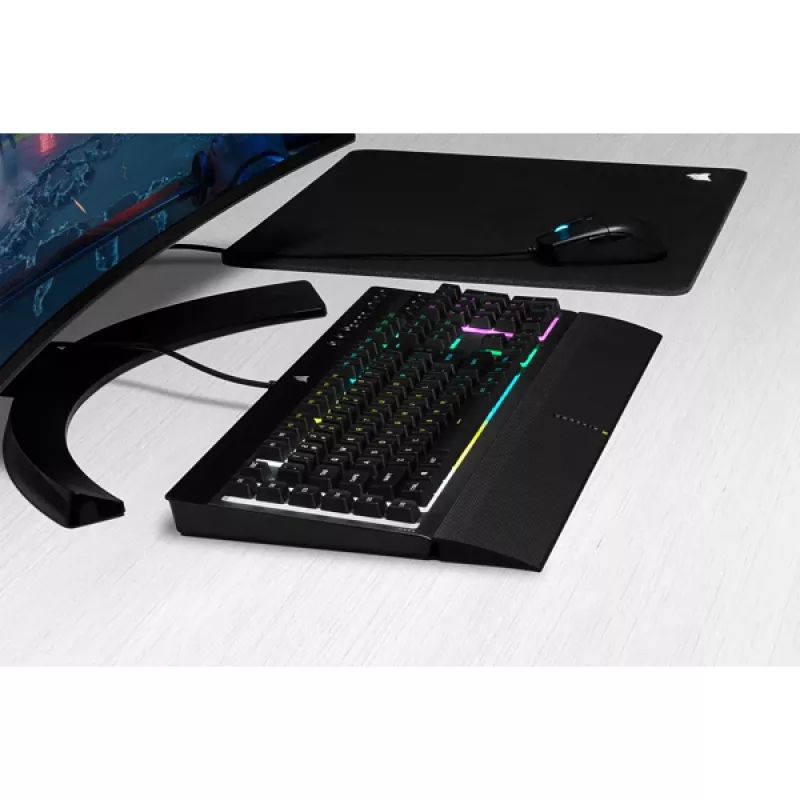 Teclado gaming CORSAIR - K55 RGB Pro Qwerty Us