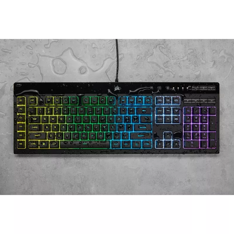 Teclado gaming CORSAIR - K55 RGB Pro Qwerty Us