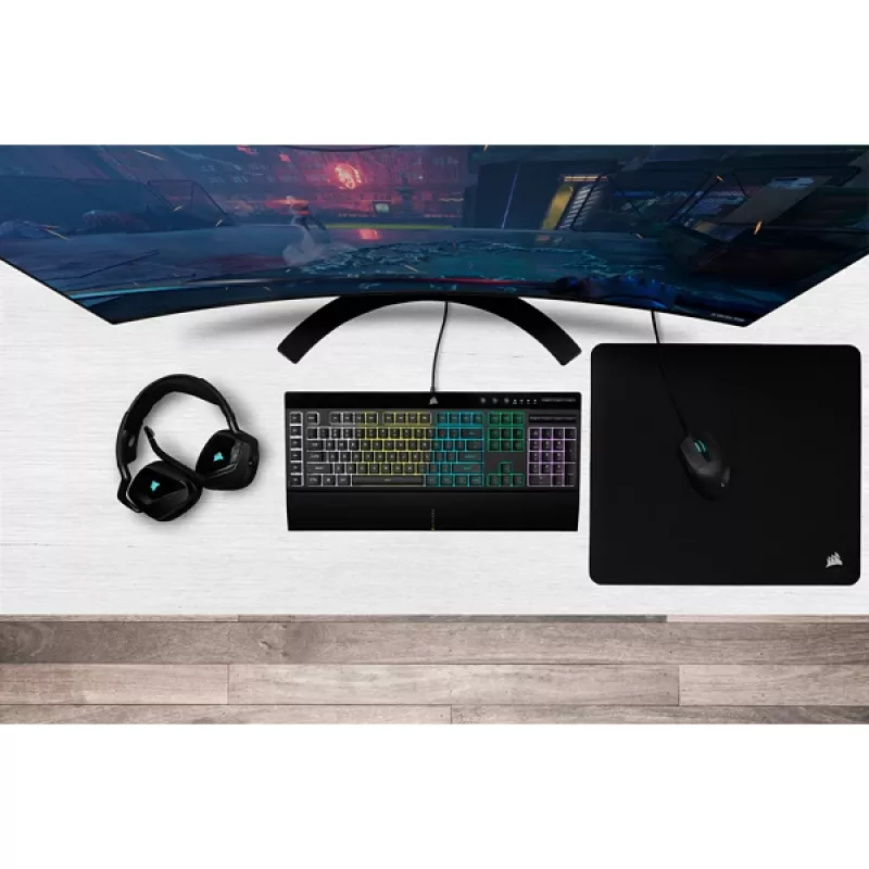 Teclado gaming CORSAIR - K55 RGB Pro Qwerty Us