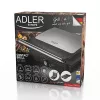 Grelhador de contacto Adler AD 3051 — aço inoxidável, 2200–2800 W, superfície de grelhador 1392 cm², temperatura regulável, placas antiaderentes