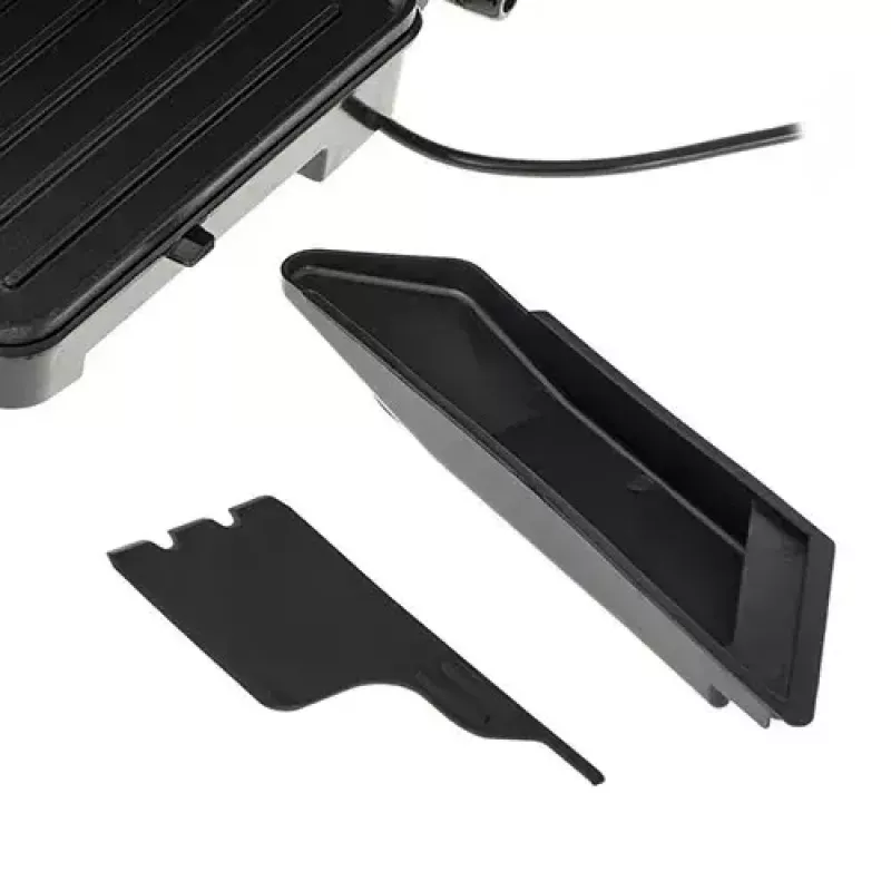 Grelhador de contacto Adler AD 3051 — aço inoxidável, 2200–2800 W, superfície de grelhador 1392 cm², temperatura regulável, placas antiaderentes