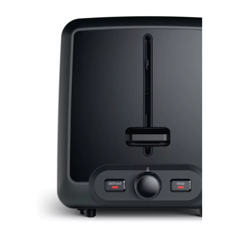 Torradeira Bosch TAT4P429 2 fatias 970 W preto/castanho, compacta em aço inoxidável