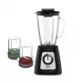 Batedeira de mesa Tefal BlendForce II BL4388 — 800 W, jarro de vidro de 1,25 l, trituração de gelo, preto/aço inoxidável escovado