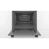 Forno de encastrar Bosch Serie 2 HBF010BR1S elétrico, 66 l, aço inoxidável, botões rotativos