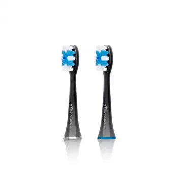 Cabeças de escova de dentes ETA ETA070790600 — 2 unid., compatíveis com escovas de dentes elétricas ETA, cores preto/azul/branco