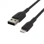 Cabo Lightning Belkin CAA001BT0MBK 0,15 m preto