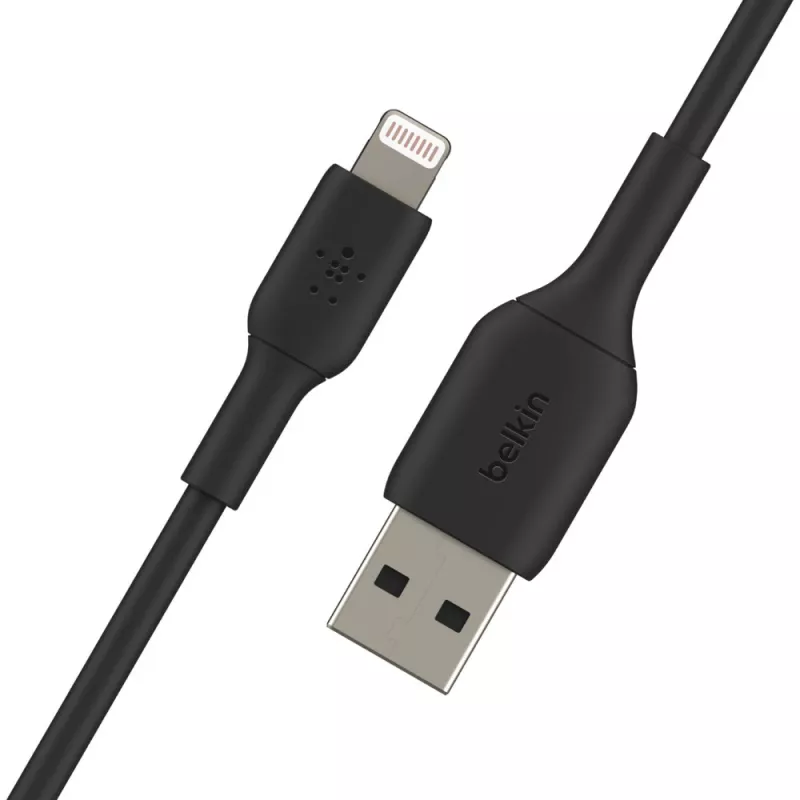 Cabo Lightning Belkin CAA001BT0MBK 0,15 m preto