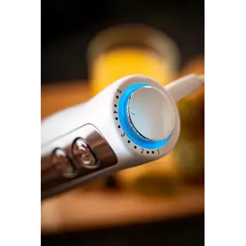 Varinha mágica Adler AD 4625w — misturadora de varinha, 5 velocidades, turbo, 1500 W, lâminas de aço inoxidável, prateado/branco