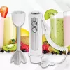 Varinha mágica Adler AD 4625w — misturadora de varinha, 5 velocidades, turbo, 1500 W, lâminas de aço inoxidável, prateado/branco