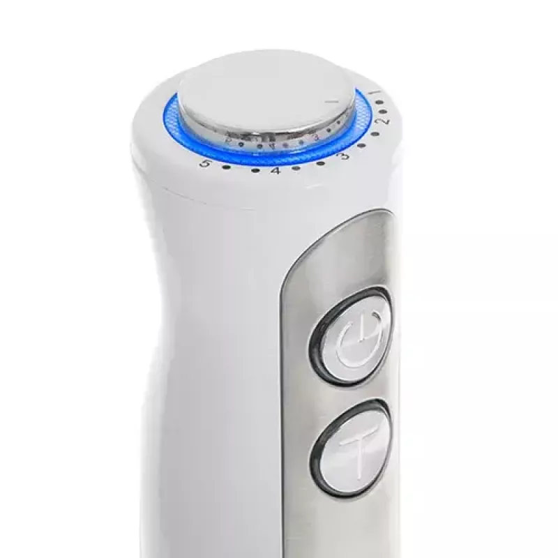 Varinha mágica Adler AD 4625w — misturadora de varinha, 5 velocidades, turbo, 1500 W, lâminas de aço inoxidável, prateado/branco