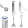 Varinha mágica Adler AD 4625w — misturadora de varinha, 5 velocidades, turbo, 1500 W, lâminas de aço inoxidável, prateado/branco