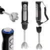 Misturadora de varinha Adler AD 4625B — misturadora manual, 1500 W máx., 850 W potência nominal, 5 velocidades, controlo mecânico, turbo, lâmina de aço inoxidável, preto