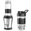 Misturadora desportiva Adler AD 4081 — misturadora pessoal portátil, 800 W de pico, copo de 0,57 l, lâminas de aço inoxidável, 2 garrafas