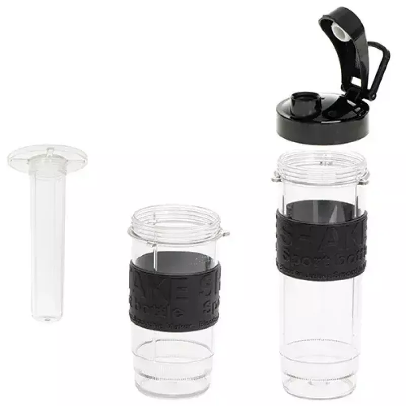 Misturadora desportiva Adler AD 4081 — misturadora pessoal portátil, 800 W de pico, copo de 0,57 l, lâminas de aço inoxidável, 2 garrafas