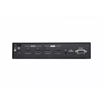 Comutador de matriz HDMI ATEN 2x2 4K, até 15 m, comutador de matriz AV, 10,2 Gbit/s, 340 MHz, 4096 x 2160 píxeis, 4096 x 2160, 3840 x 2160, preto