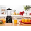 Misturadora de bancada Tefal BL4208 — 600 W, recipiente de plástico de 1,25 l, 2 velocidades, trituração de gelo, preta