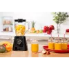 Misturadora de bancada Tefal BL4208 — 600 W, recipiente de plástico de 1,25 l, 2 velocidades, trituração de gelo, preta