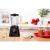 Misturadora de bancada Tefal BL4208 — 600 W, recipiente de plástico de 1,25 l, 2 velocidades, trituração de gelo, preta