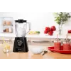 Misturadora de bancada Tefal BL4208 — 600 W, recipiente de plástico de 1,25 l, 2 velocidades, trituração de gelo, preta