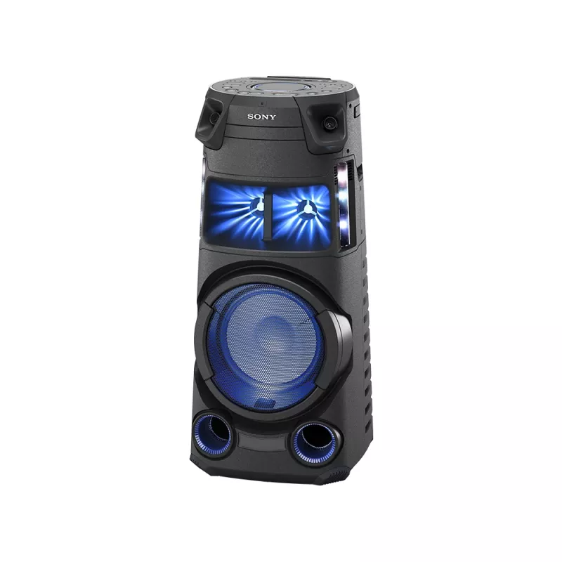 Sony MHCV43D.CEK, microsistema de áudio doméstico, preto, FM, CD, CD-R, CD-RW, DVD, DVD-R, DVD-RW, 0,5 W, 349,5 mm