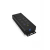 ICY BOX IB-HUB1703-QC3 USB 3.2 Gen 1 (3.1 Gen 1) Type-B 5000 Mbit/s preto