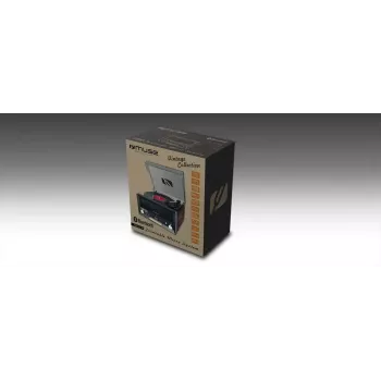 Gira-discos com acionamento direto Muse MT-112 W — semiautomático, 20 W RMS, saída de 3,5 mm, LCD, AC 100–240 V