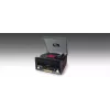 Muse MT-112 W gira-discos micro sistema com CD, USB, Bluetooth, rádio FM, 33/45/78 rpm, castanho
