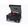 Muse MT-112 W gira-discos micro sistema com CD, USB, Bluetooth, rádio FM, 33/45/78 rpm, castanho