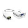 Conversor ATEN DisplayPort para VGA, até 1920x1200 @60Hz, DisplayPort, VGA (D-Sub), macho, fêmea, reto, reto