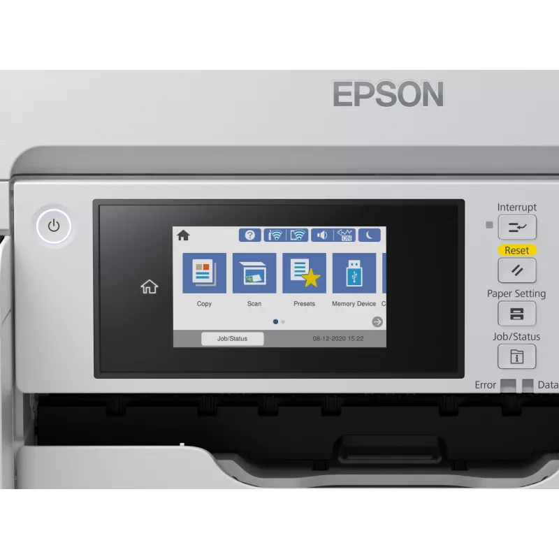 Multifunções Epson M15180 — impressão a jato de tinta monocromática, 4800x1200 DPI, digitalização a cores 1200x1200, A4, Wi‑Fi, Ethernet, duplex