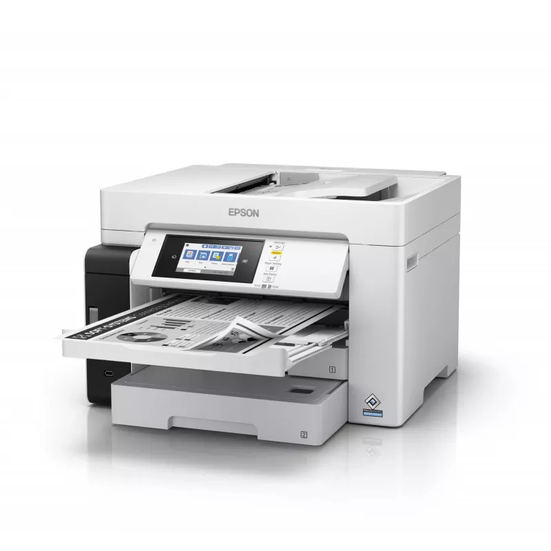 Multifunções Epson M15180 — impressão a jato de tinta monocromática, 4800x1200 DPI, digitalização a cores 1200x1200, A4, Wi‑Fi, Ethernet, duplex