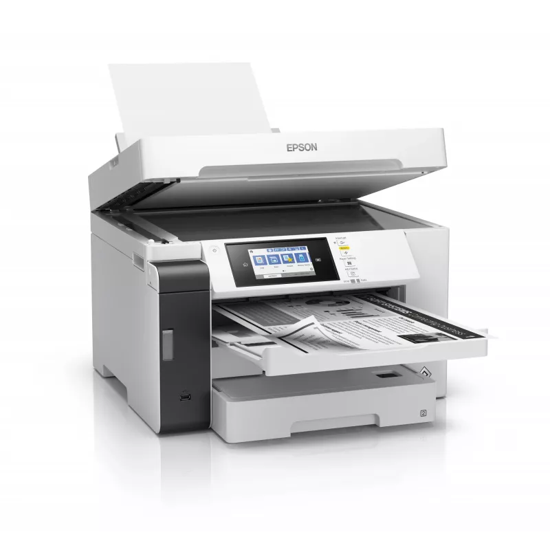 Multifunções Epson M15180 — impressão a jato de tinta monocromática, 4800x1200 DPI, digitalização a cores 1200x1200, A4, Wi‑Fi, Ethernet, duplex
